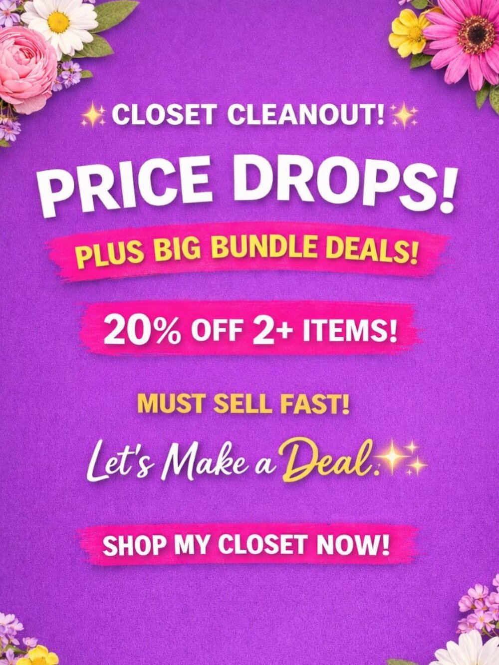 ✨ Closet Cleanout Sale ✨ Bundle & Save!